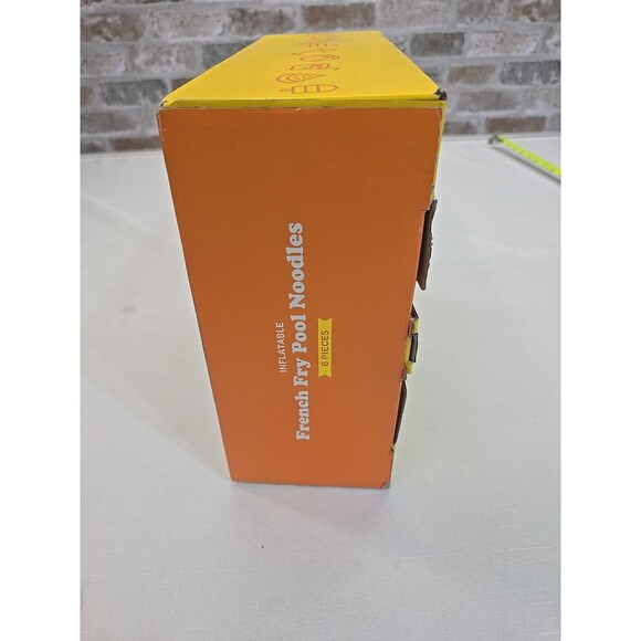 SUN SQUAD FRENCH FRY NOVELTY FLOAT Fry Pool Noodles- YELLOW/RED New - Picture 4 of 8